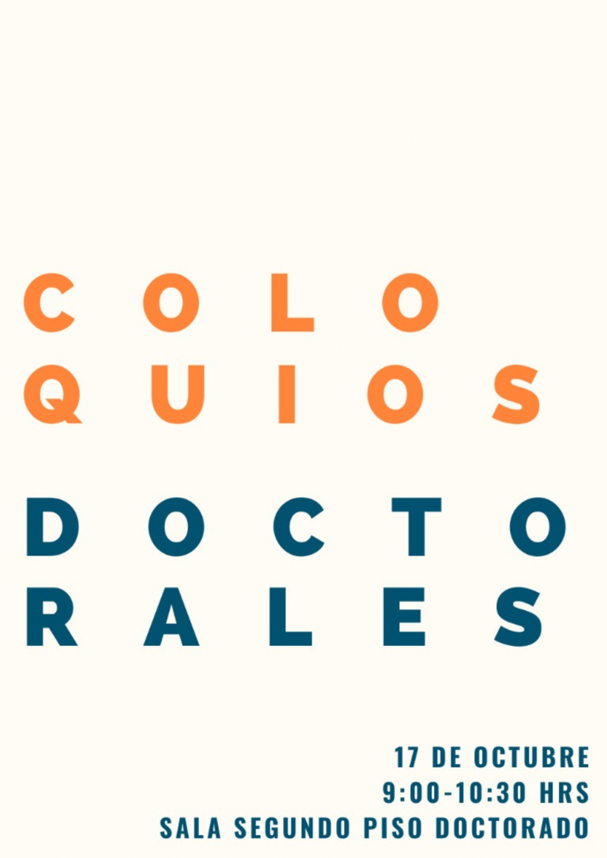 Coloquios doctorales