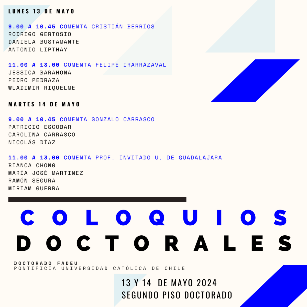 COLOQUIOS DOCTORALES