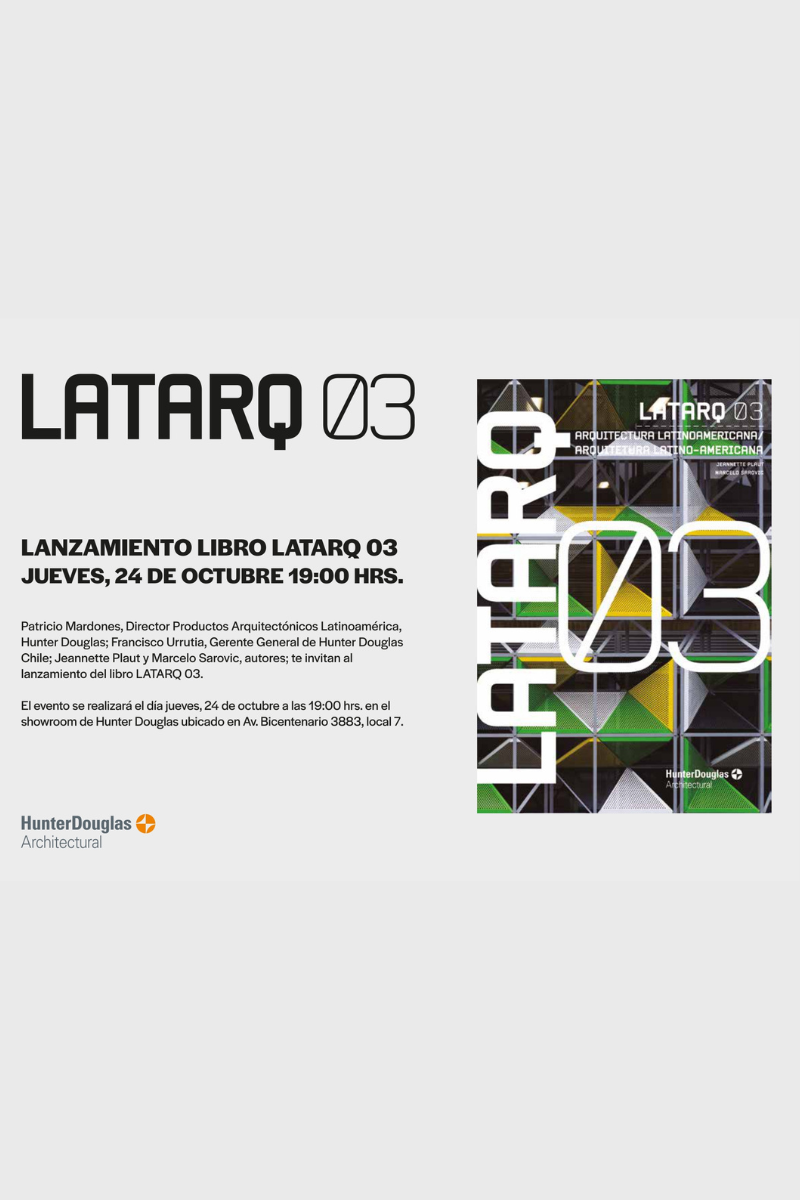 Lanzamiento de Libro | «LATARQ 03 «.