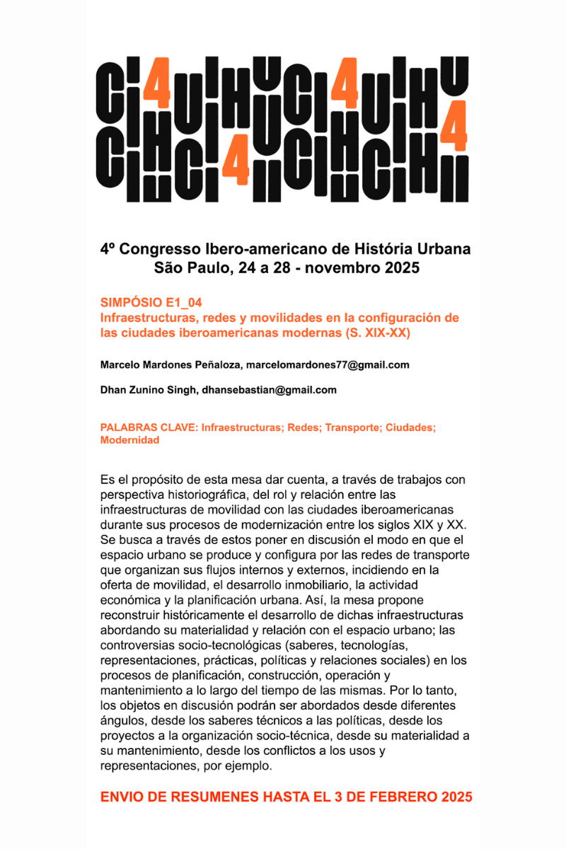  4° Congresso Ibero-americano de História Urbana