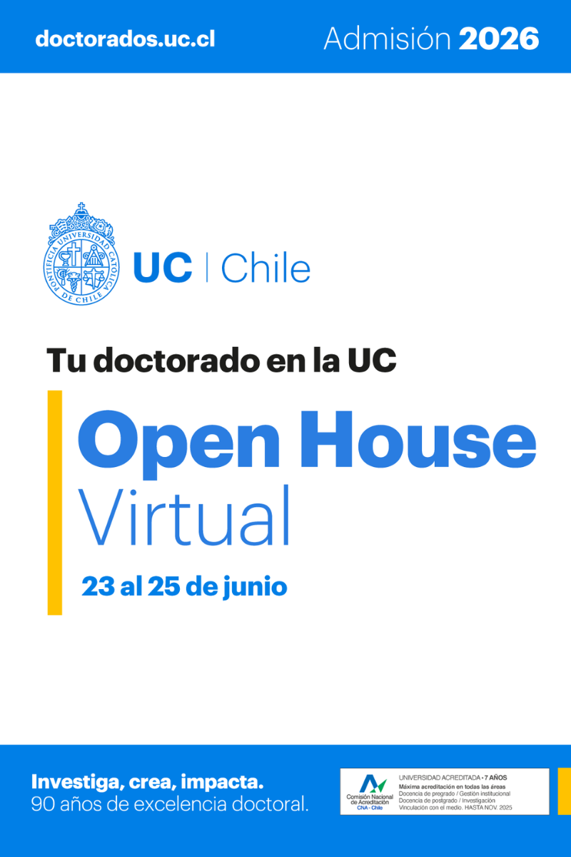 Open House Virtual | Tu doctorado en la UC