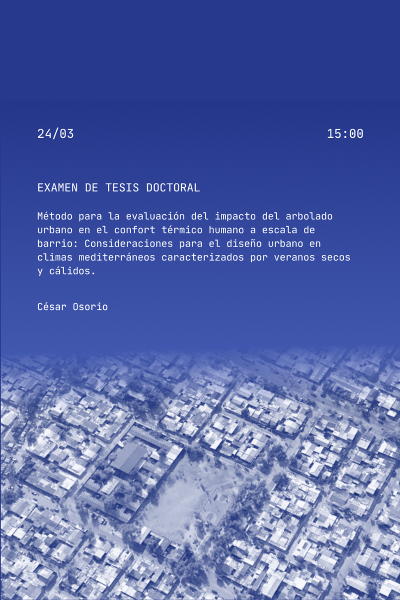 Examen de Tesis Doctoral | César Osorio