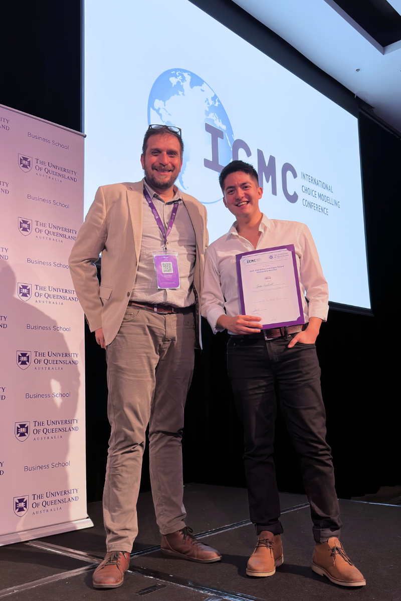 Premio a estudiante de Doctorado en prestigiosa conferencia internacional